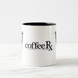 CoffeeRx Owl Two-Tone Coffee Mug