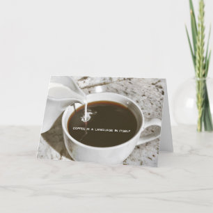 COFFEETALK Greeting Card