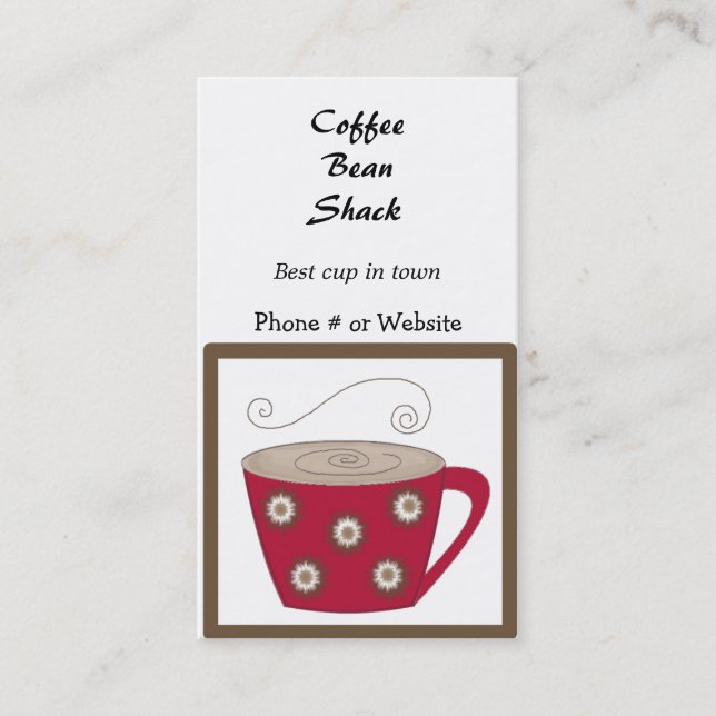CoffeeTheme Business Card (Front)