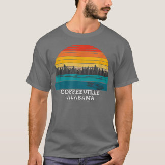 Coffeeville Alabama Retro Vintage 112  T-Shirt