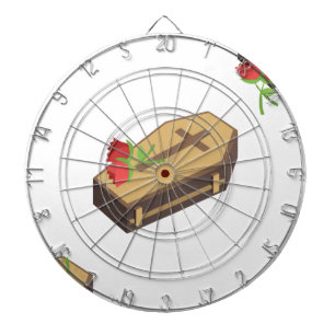 coffin emojis dartboard