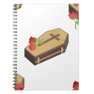 coffin emojis notebook