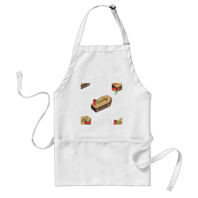 coffin emojis standard apron (Front)