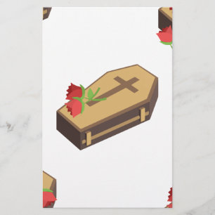 coffin emojis stationery