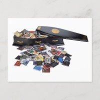 Coffin full of books