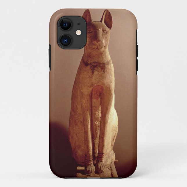 Coffin of a cat protected by the goddess Bastet (p Case-Mate iPhone Case (Back)
