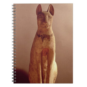 Coffin of a cat protected by the goddess Bastet (p Notebook