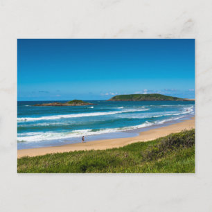 Coffs Harbour Park beach seascape Australia Postcard