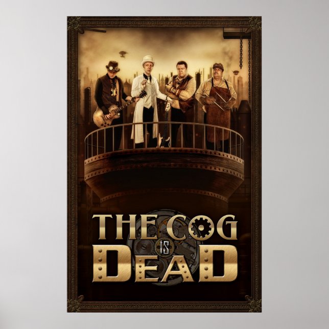 Cog is Dead - Steam City Poster (Devant)