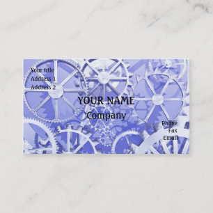 Cog wheels business card