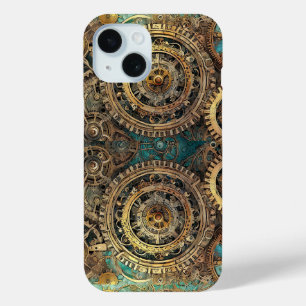 Cogged Convergence: A Fusion of Form and Function  iPhone 15 Case
