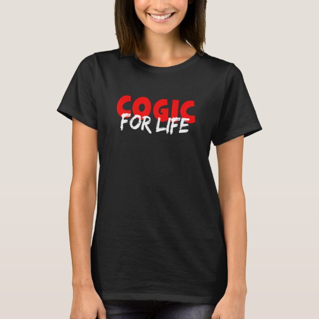 COGIC For Life Church T-Shirt (Front)