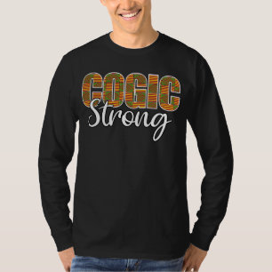 COGIC Strong Kente Pattern T-Shirt