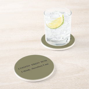 Cogito ergo sum coaster
