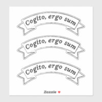 Cogito, ergo sum - I think, therefore I am