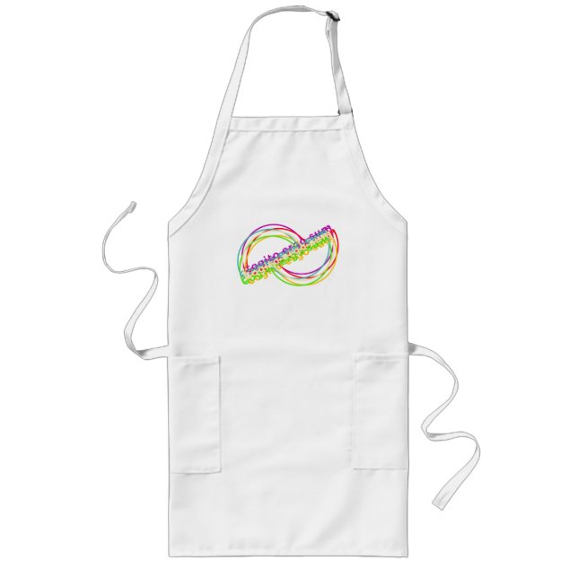 Cogito, ergo sum Latin Quote  Long Apron (Front)