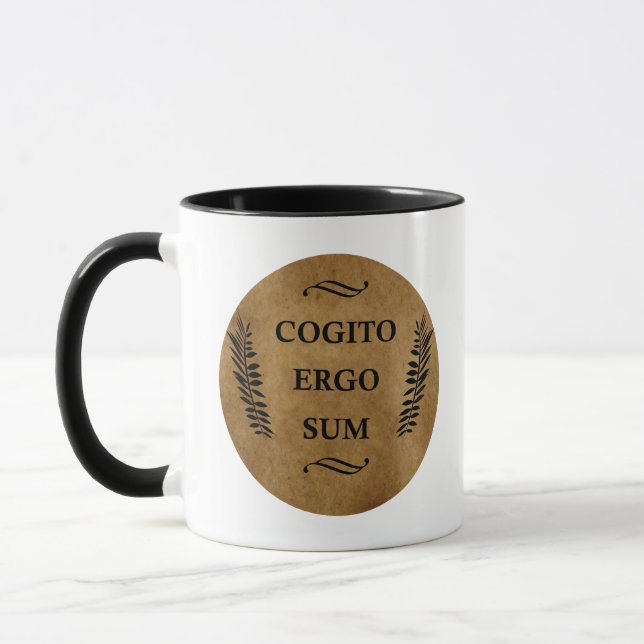 Cogito ergo sum mug (Left)