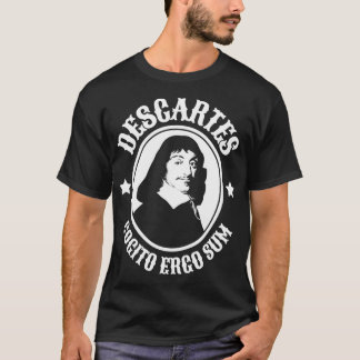 Cogito Ergo Sum Philosopher Rene Descartes T-Shirt