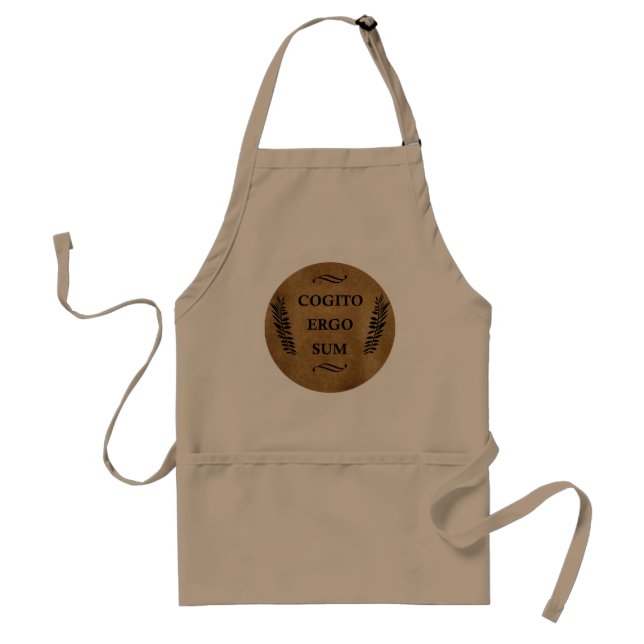 Cogito ergo sum standard apron (Front)