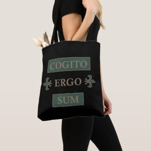 Cogito ergo sum tote bag
