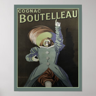  Cognac Boutelleau Poster by Leonetto Cappiello