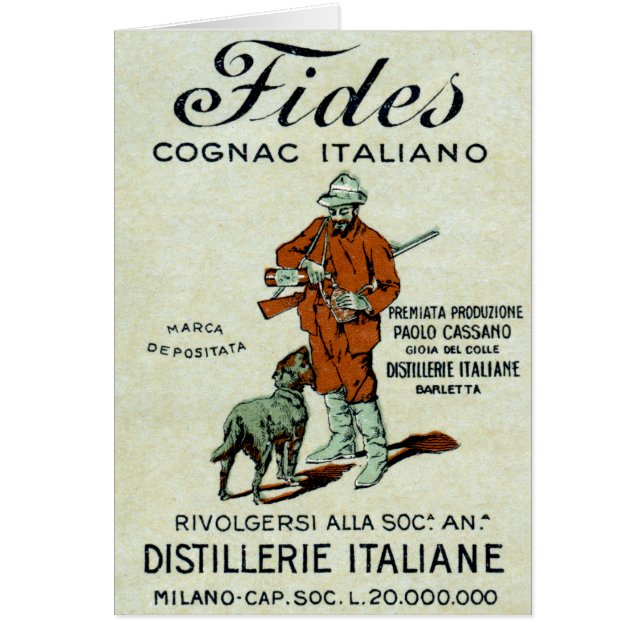 Cognac de 1905 Italiens (Devant)