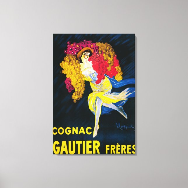 Cognac Gautier Promotional PosterFrance Canvas Print (Front)