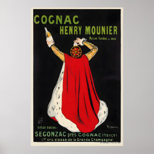 Cognac Henry Mounier Leonetto Cappiello Food and Poster