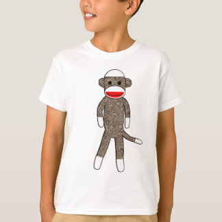 Cognez le singe par le T-shirt d'enfants de