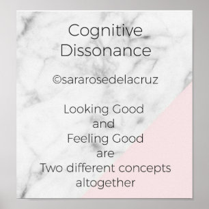 Cognitive Dissonance / Original Poem / ©SRD Poster