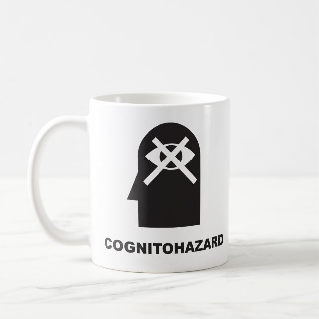 Cognitohazard mug (Left)