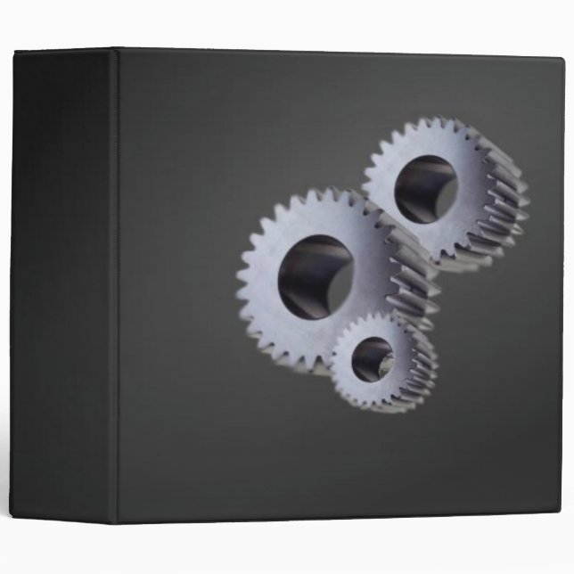 Cogs Argent Avery Classeur (Devant/Côté)