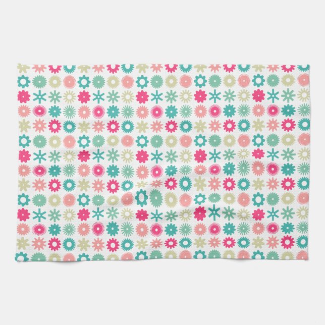 Cogs - Colours 01 Kitchen Towel (Horizontal)