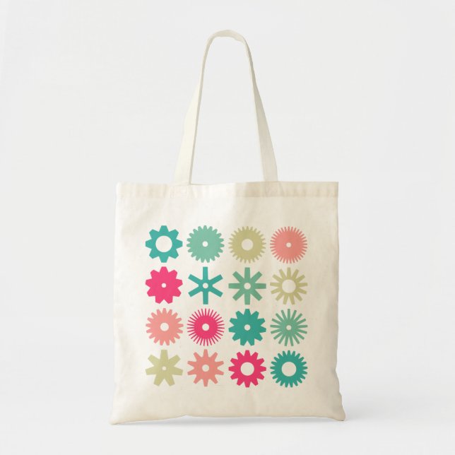 Cogs - Colours 01 Tote Bag (Front)