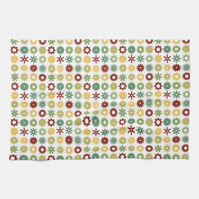 Cogs - Colours 03 Kitchen Towel (Horizontal)
