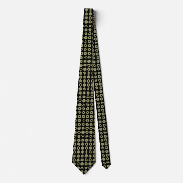 Cogs - khaki on Black Tie (Front)