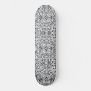 Cogs or Faces Artsy Mechanics Skateboard