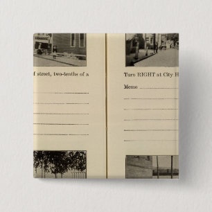 Cohoes, NY 2 Inch Square Button