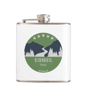 Cohos Trail New Hampshire Hip Flask