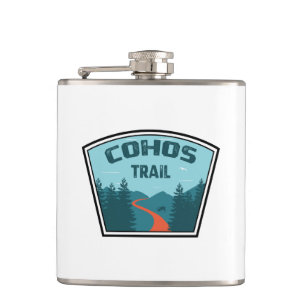 Cohos Trail New Hampshire Hip Flask
