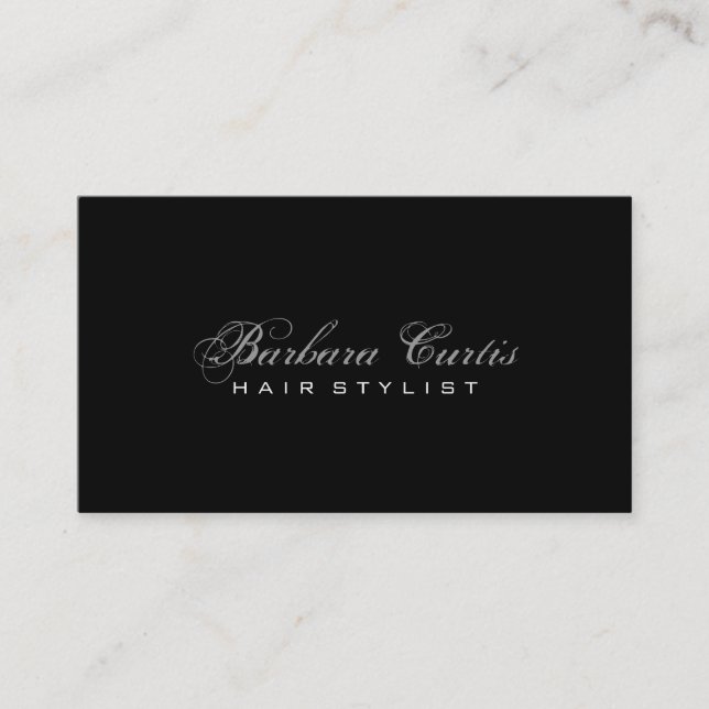 Coiffeur - cartes de visite (Devant)