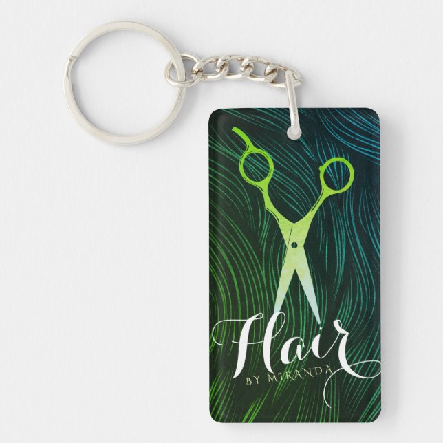 Coiffeuse Coiffeuse Beauté Green Ciseaux Or (Devant)