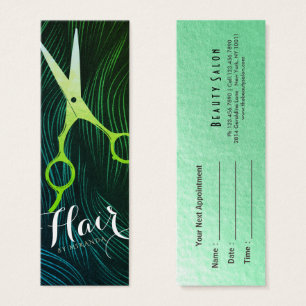 Coiffeuse Coiffeuse Beauté Green Ciseaux Or