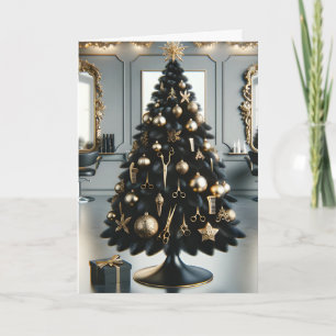 Coiffeuse noir et or carte de vacances