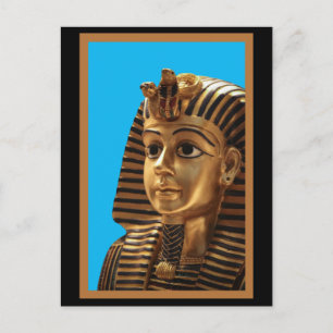 Coiffure égyptienne Pharaon, carte postale Art