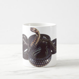 Coiled and Ready to Strike Snake Coffee Mug