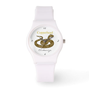 Coiled Copperhead Snake Thunder_Cove Watch