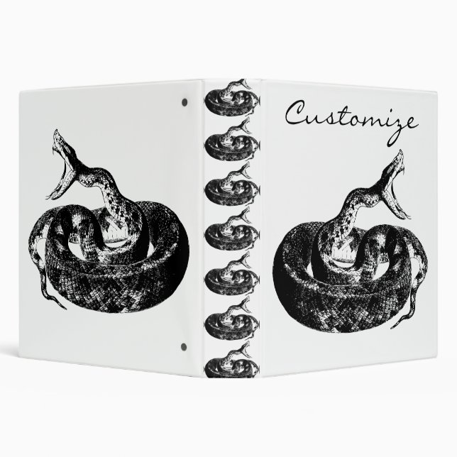 Coiled Rattlesnake Thunder_Cove Binder (Background)