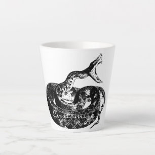 Coiled Rattlesnake Thunder_Cove Latte Mug