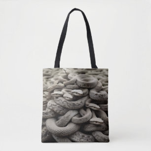 Coiled Serpents Tote Bag